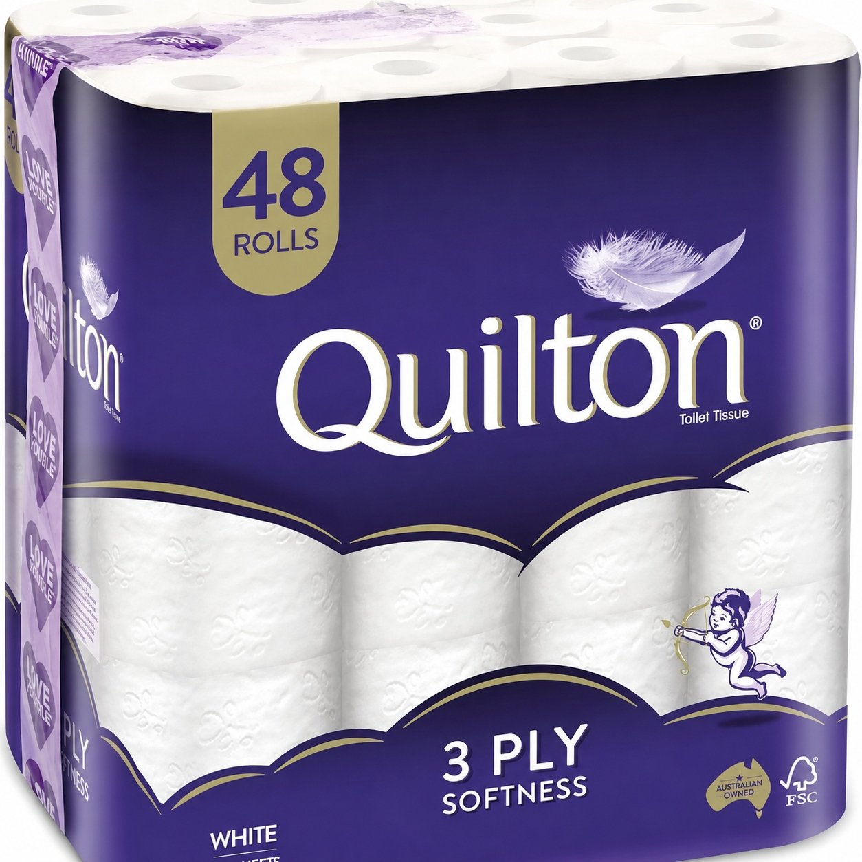 caf0ab1d-e7db-479b-934f-41650c76bd60 Quilton 3-Ply Soft Toilet Tissue 48 Rolls - Image 1